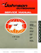 1978 Johnson 2HP outboards Service Repair Manual P/N JM-7802