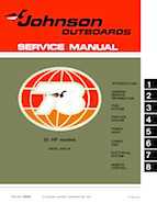 1978 Johnson 55 HP Outboards Service Repair Manual P/N 506997