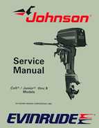 1989 Johnson Evinrude "CE" Colt/Junior thru 8 Service Repair Manual, P/N 507753