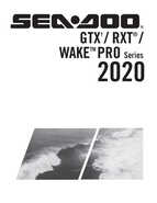2020 Sea-Doo PWC GTX RXT FISH PRO WAKE PRO Service Manual