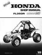1985 Honda Odyssey 350 FL350R Shop Manual