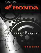 2004-2009 Honda TRX450R/TRX450ER Service Manual