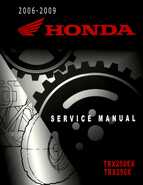 2006-2009 Honda TRX250EX/TRX250X Service Manual