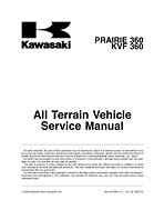 Kawasaki Prairie 360 KVF-360 Factory service manual
