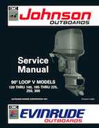 125HP 1992 J125ESXEN Johnson outboard motor Service Manual
