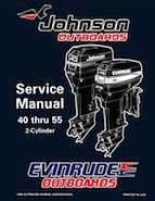 1996 40HP E40JRED Evinrude outboard motor Service Manual