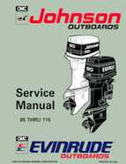 115HP 1993 J115MLET Johnson outboard motor Service Manual