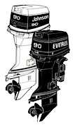 100HP 1994 100WMPLW Johnson/Evinrude outboard motor Service Manual