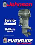 115HP 1990 J115TLES Johnson outboard motor Service Manual