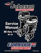 115HP 1996 E115JLED Evinrude outboard motor Service Manual