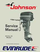 10HP 1989 10KSLZ Johnson/Evinrude outboard motor Service Manual