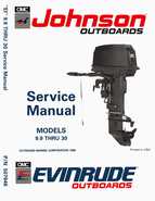 1991 25HP E25IRLEI Evinrude outboard motor Service Manual