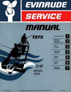1975 Evinrude 2HP Model 2502 Full Factory Service Manual
