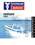 1978 Evinrude Outboards 9.9/15HP Service Repair Manual P/N 5394