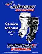 1998 Johnson Evinrude "EC" 90, 115 SPL Service Repair Manual, P/N 520209