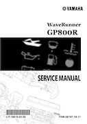 2001-2005 Yamaha WaveRunner GP800R Factory Service Manual