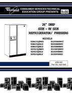 Whirlpool - 26 deep Side-By Side refrigerator / freezers manual