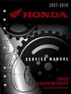2007-2010 Honda FourTrax Rancher 420 TRX420 TRX Service Manual