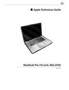 MacBook Pro 15 Mid 2010 Technician Guide