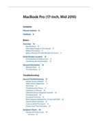 MacBook Pro 17-Inch Mid 2010 Technical Guide