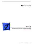 xServe G5 service manual