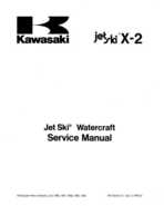 1986-1991 - Kawasaki 650 X-2 Service Manual